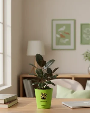 Black Rubber Plant – Elegant Indoor Plant