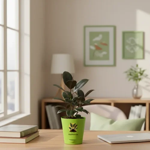 Black Rubber Plant – Elegant Indoor Plant