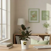 Black Rubber Plant – Elegant Indoor Plant