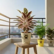 Calathea Triostar – Pink & Green Indoor Plant