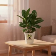 Rubber Plant Black – Indoor Air Purifier